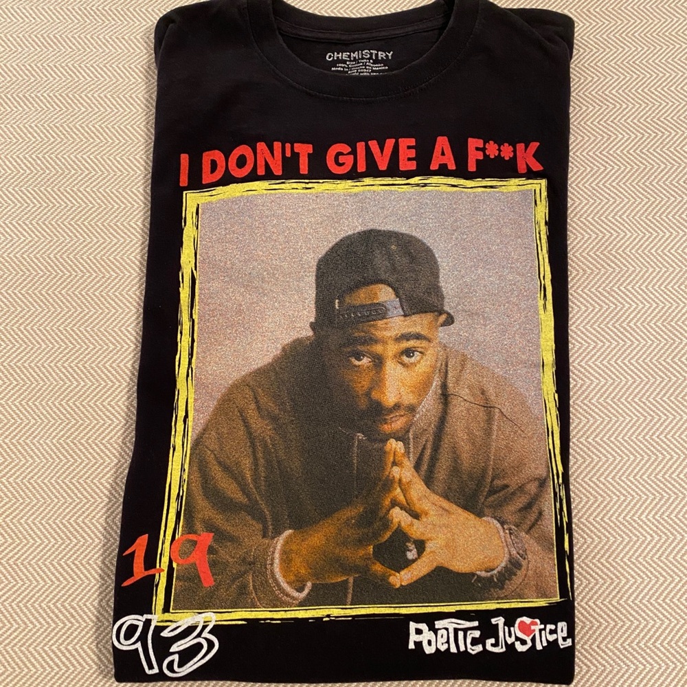 2019 Poetic Justice 2 PAC T Shirt
